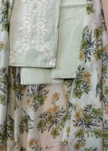Cotton Embroidery Suit
