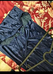 Silky Blue Nightgown