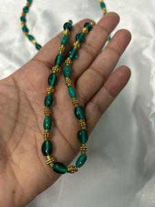Emerald Green Beaded Necklace