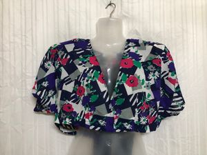 Sanhwan Multi Colour Crop Top