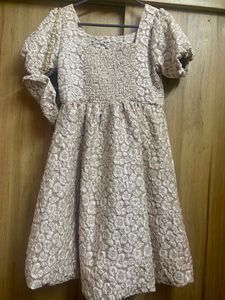 Beautiful Dress With Bag
