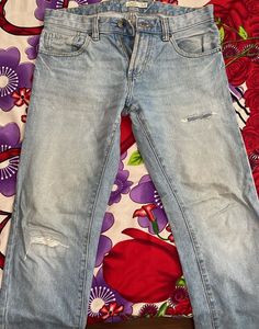 Light Wash Denim Jeans