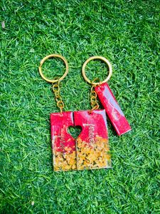 Beautiful Resin Keychain Set For Your Loves One
