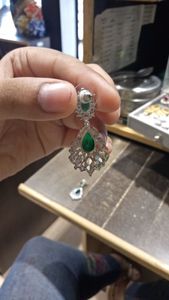 cubic zicronia  earrings