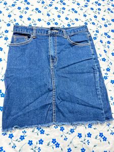 Denim Mini Skirt