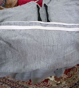 Grey Crop Hoodie (Women)