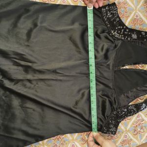 Elegant Black Halter Top