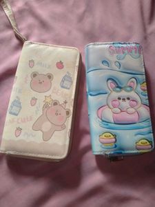 Two Beautiful Blue And White Purse For Girls👛