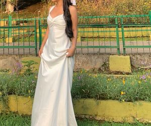 White Long Maxi Dress/ Calvin Klein
