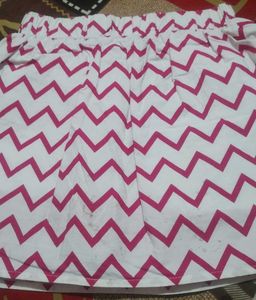 Pink Chevron Skirt