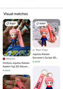 Jujutsu Keisen And Demon Slayer Model An Keychain