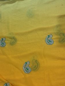Two Shaded Soft Chiffon Saree
