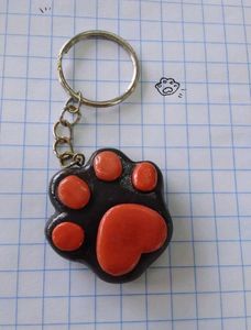 Paw Print Keychain 🐾