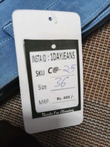 C@25 Size-36 Straight Jeans