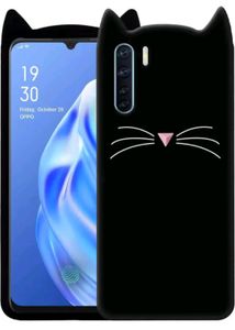 Oppo F15 Kitty Back Cover (Pack Of 2)