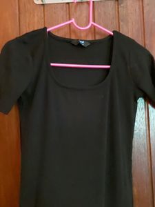Black Bodycon Midi Dress