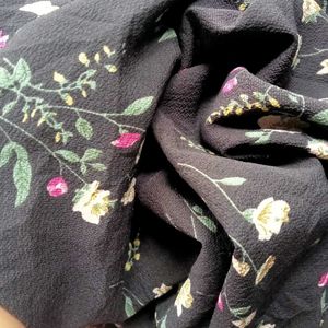 Black Floral Top