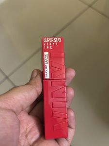 Maybelline Vinyl Ink Lipstick Shade Red Hot