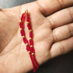22K Pure 10 Gold Moti Kaan Chain(1pair)
