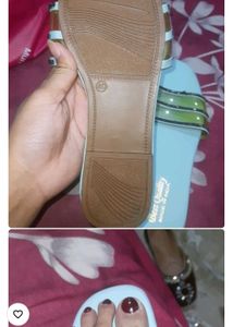 Cute Mint Knot Sandals