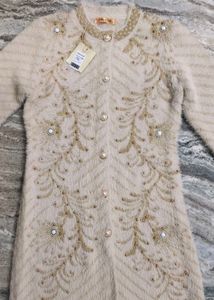Beautiful Woolen Party Wear Sweater