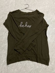 Olive Green T-shirt For Women