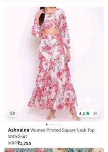 Floral Two-Piece Set