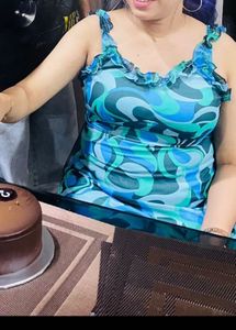 Max Fashion Cute blue Dress💙🩵
