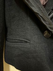 Black Woollen Coat