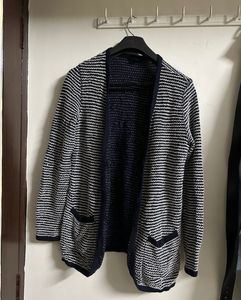 Striped Knit Cardigan