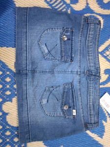 Mini Denim Skirt
