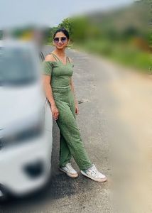 Olive Green Off-Shoulder Jumpsuit