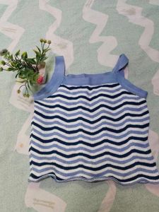 Striped Knit Tank Top