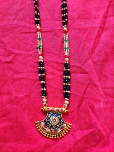 Beautiful Crystal Stone Long Mangalsutra