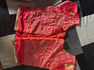 pink skirt with two tops