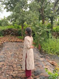 Ethnic Kurta Set with Floral Print