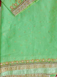 Green Saree