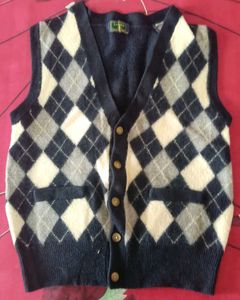 Vintage Argyle Sweater Vest