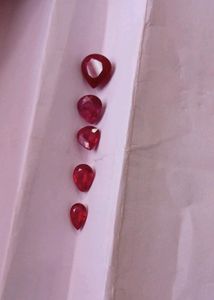 Natural real Ruby Gemstones