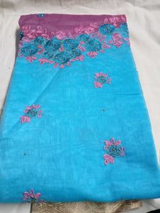 Cotton Off And Saree