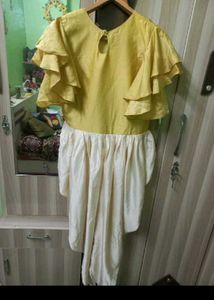 Embroidered Yellow Suit