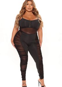 FashionNova Mesh Sexy Jumpsuit ❤️‍🔥| Ruched