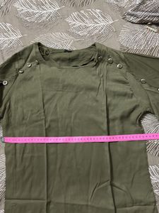 Olive Green Top