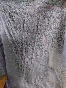 Floral Embroidered Fabric