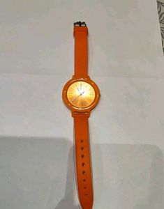 vibrant Orange Fashion Watch