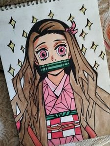 Nezuko-chan Painting (Demon Slayer)