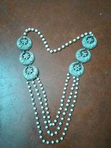 Vintage Floral Medallion Layered Necklace