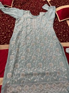 Light Bluesuit with Palazzo