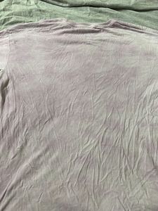 Trendy Light Purple ‘Gorgeous’ Printed T-Shirt – S