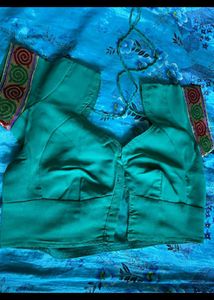 blue saree